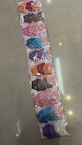 Tic tac infantil retangular borboleta (10 kits com 3 peças cada total 30 peças)