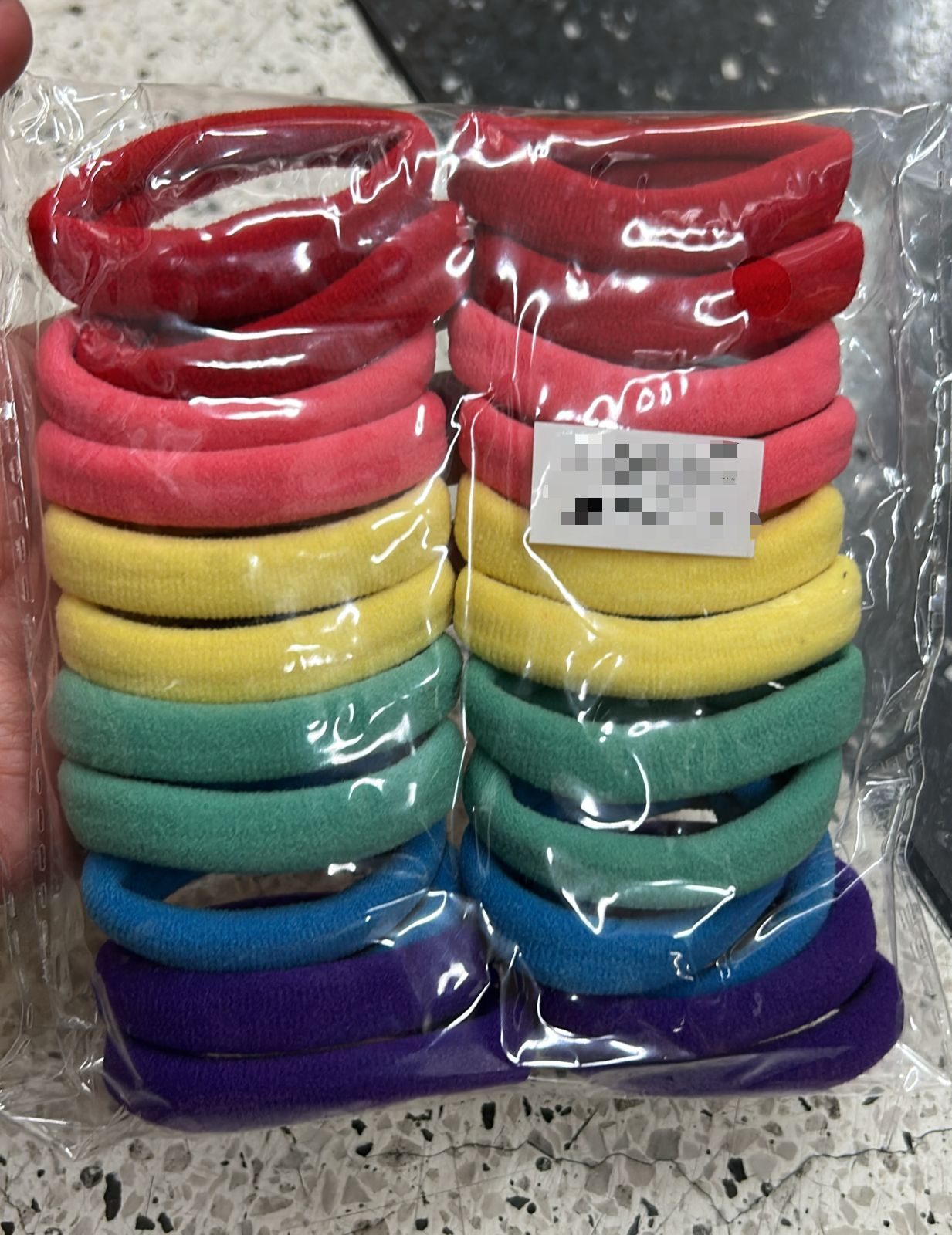 Xuxinha de meia colorida (24 peças)