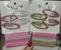 Tic tac oval gliter e xuxinhas finas glitter (12 cartelas com 14 peças cada)