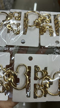Pregadeira p e pp metal minnie (12 cartelas com 3 peças cada)