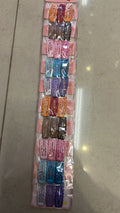 Tic tac infantil retangular frufru (10 kits com 3 peças cada total 30 peças)