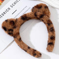 Tiara infantil pelúcia tigre (12 peças iguais)