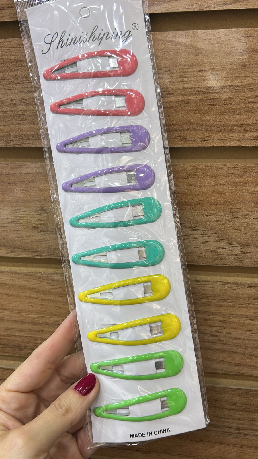 Tic tac infantil emborrachado colorido bico (5 pares total 10 peças)