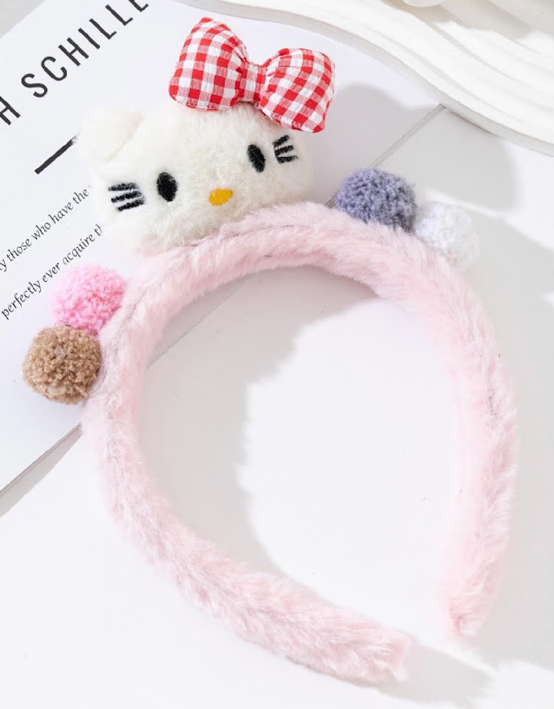 Tiara infantil pelúcia hk (12 peças iguais)