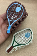 Pregadeira g acetato raquete beach tennis (12 peças 6 escuras e 6 claras)