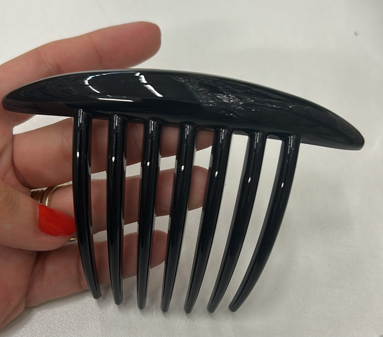 Pente Francês de cabelo preto (12 peças)