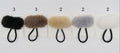 Xuxinha pompom retangular (12 peças)