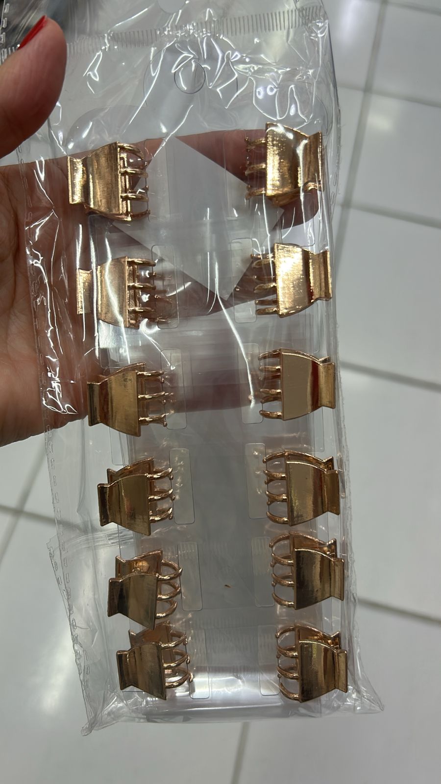 Pregadeira metal pp tradicional (12 peças)