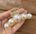 Piranha G Poliéster com Pérolas (12 peças)