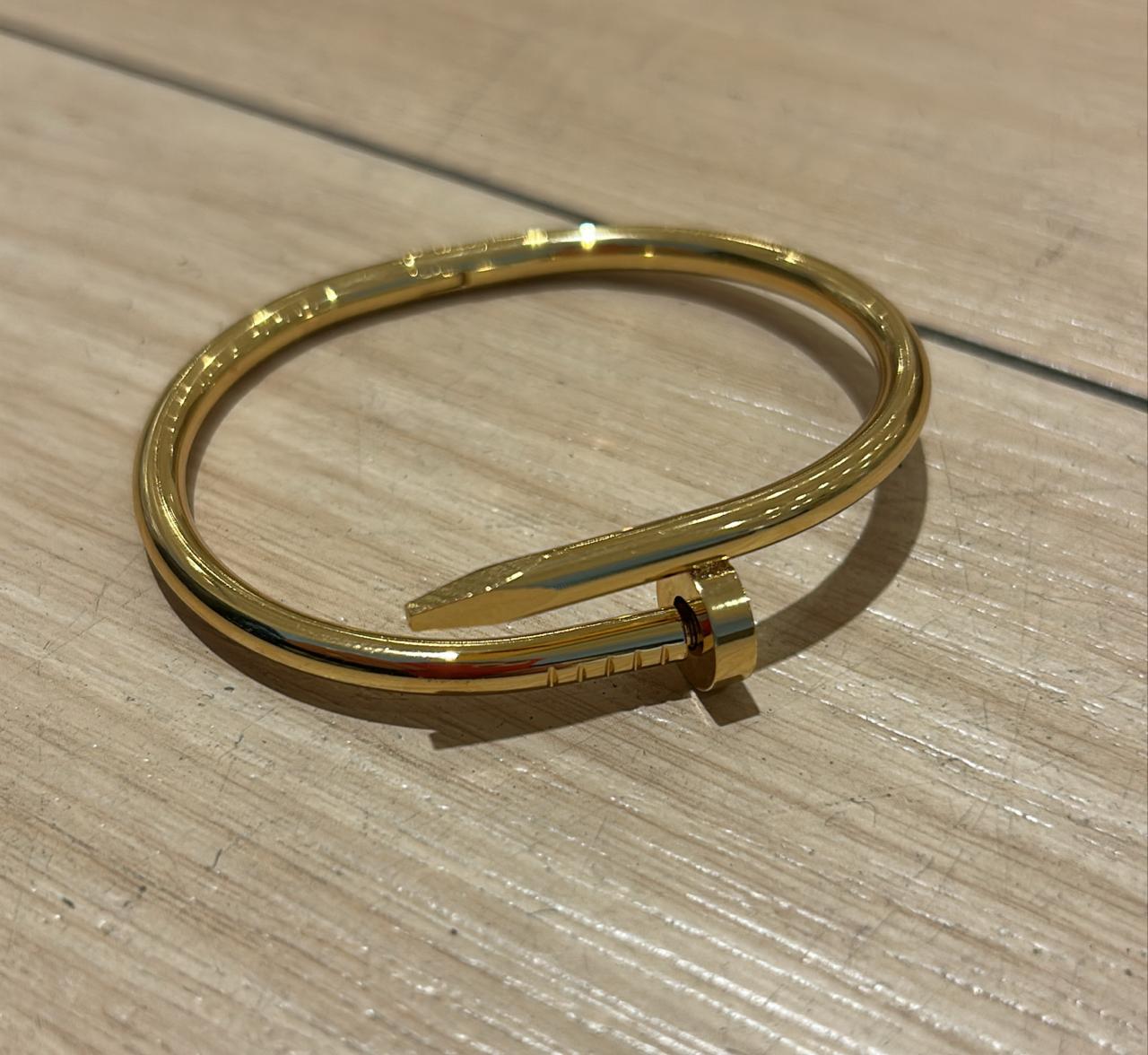 Bracelete Inspiração TF dourado - Aço Inoxidável 316L (12 peças)