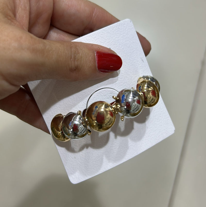 Xuxinha Metal Esferas Dois banhos (12 peças)