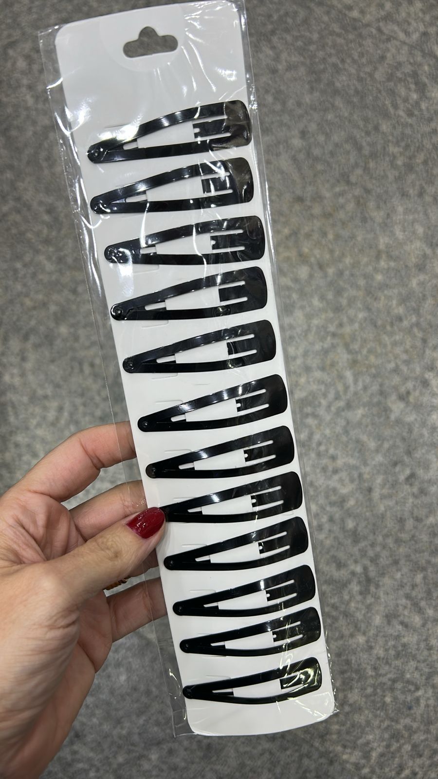 Tic Tac M metal preto básico (12 cartelas com 12 peças cada)