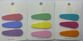 Tic tac básico infantil colorido bico (12 cartelas com 3 peças cada)