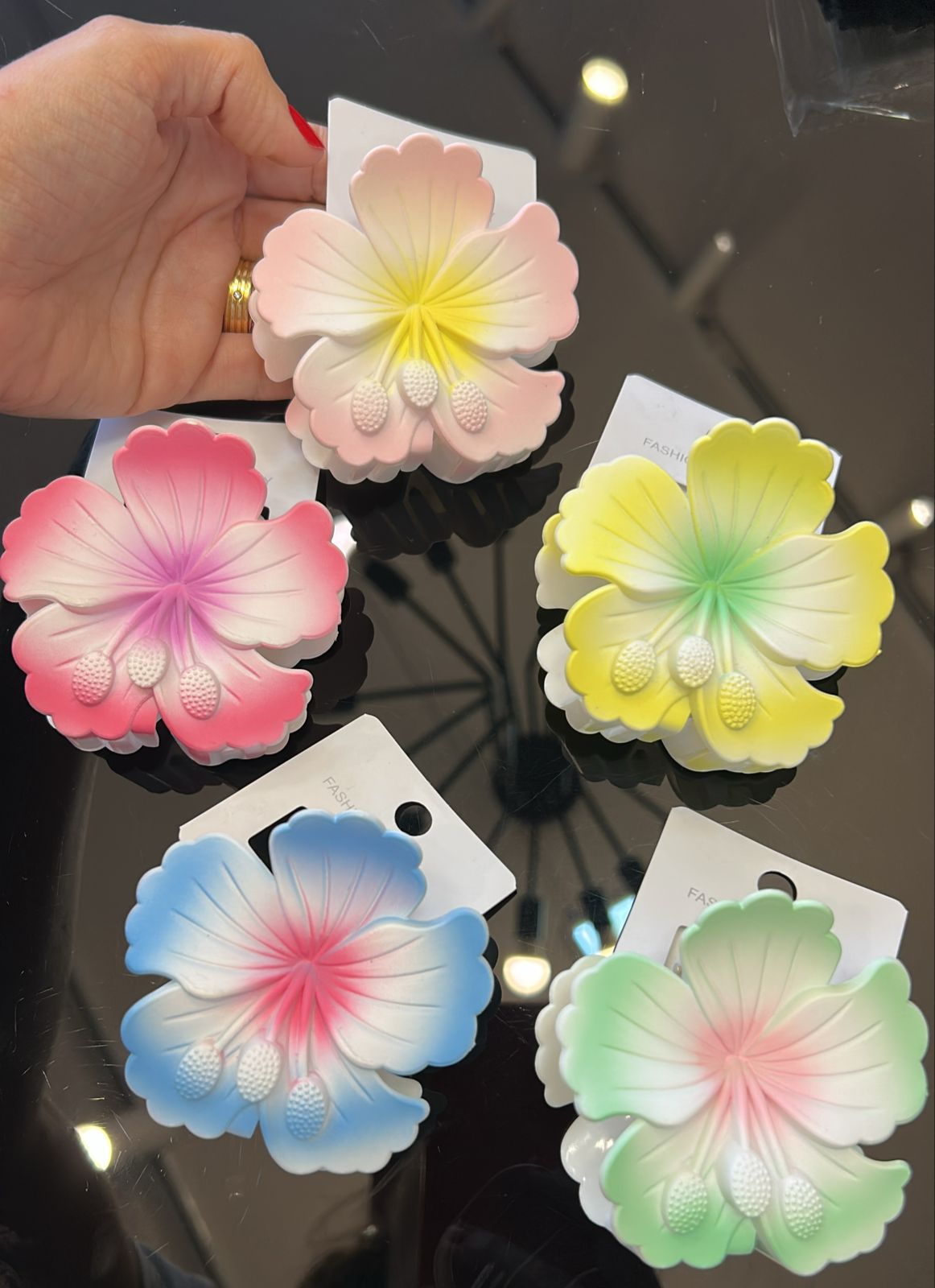 Pregadeira Poliéster G Flor com Miolo Emborrachado (12 peças cores variadas)