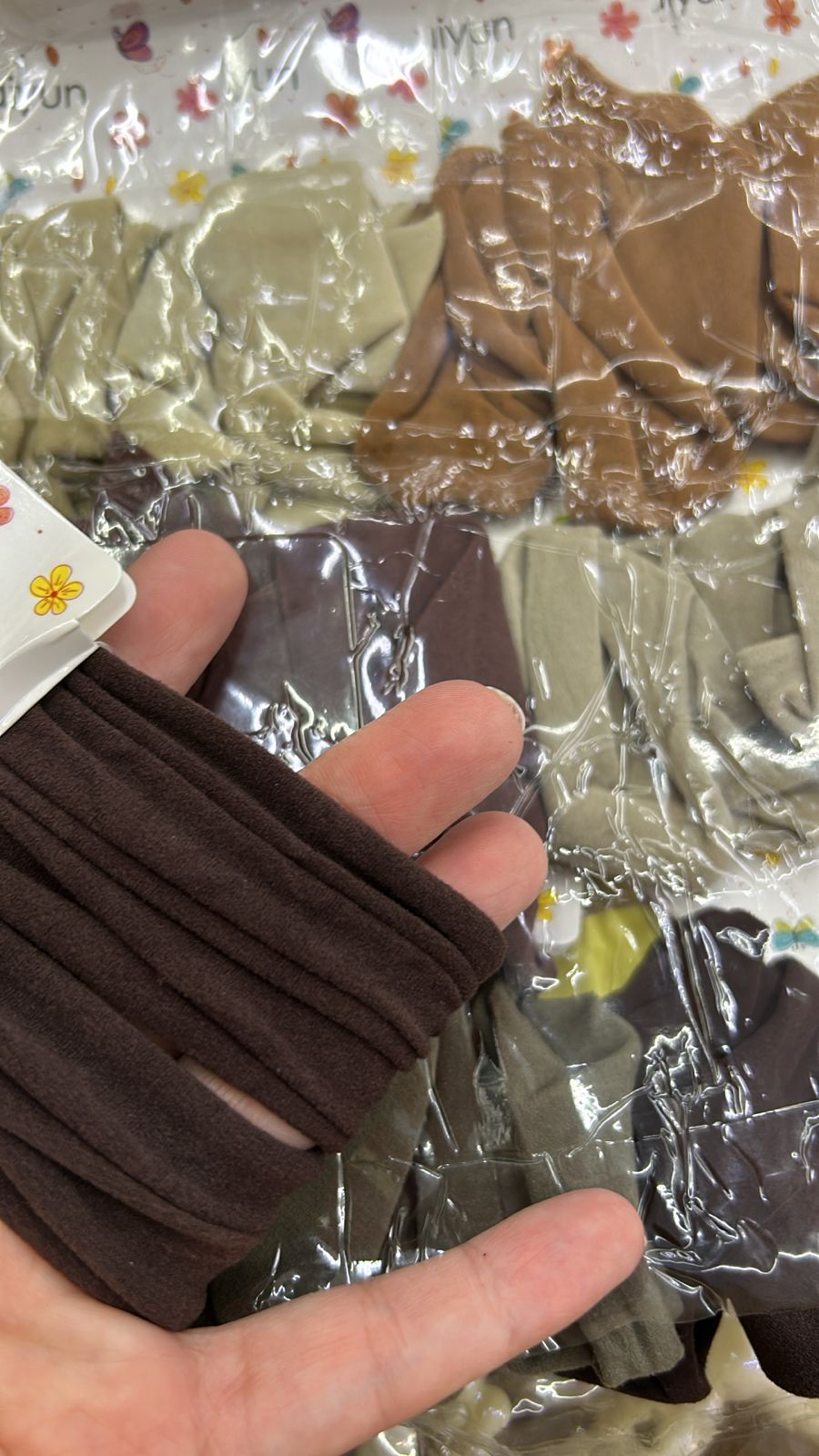 Xuxinha “Não Marca o Cabelo” TONS DE MARROM/MOCHA (12 cartelas com 2 peças cada)