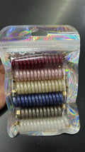 Mola de cabelo infantil com GLITTER para personalizar (6 peças)