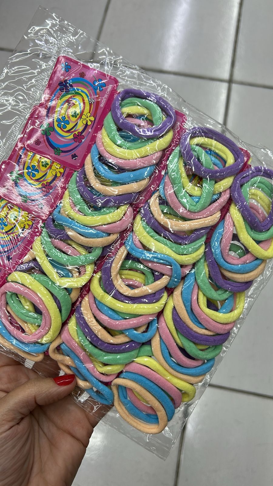 Xuxinha de Meia Média Candy (12 cartelas com 6 peças cada)
