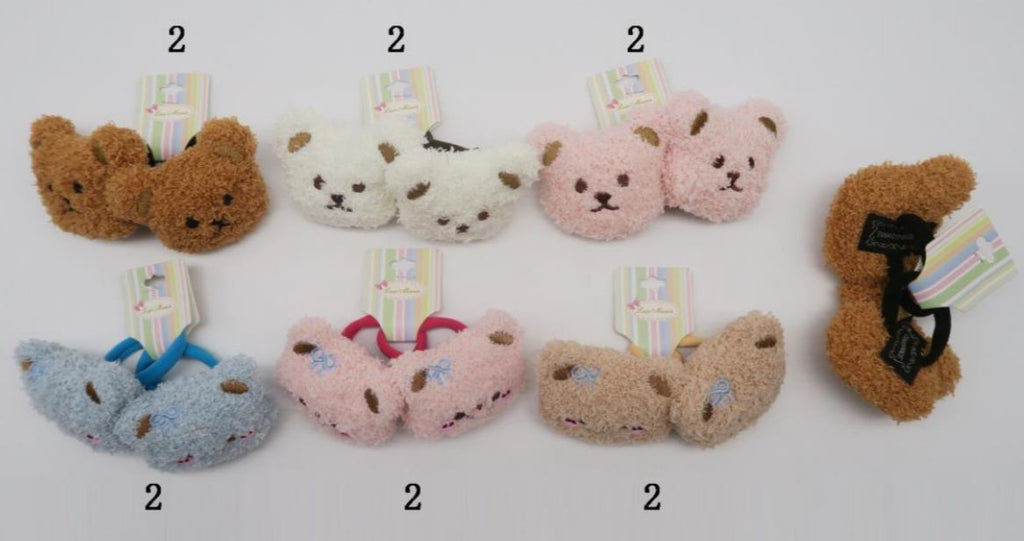 Xuxinha infantil ursinho teddy (12 cartelas com 2 peças cada)