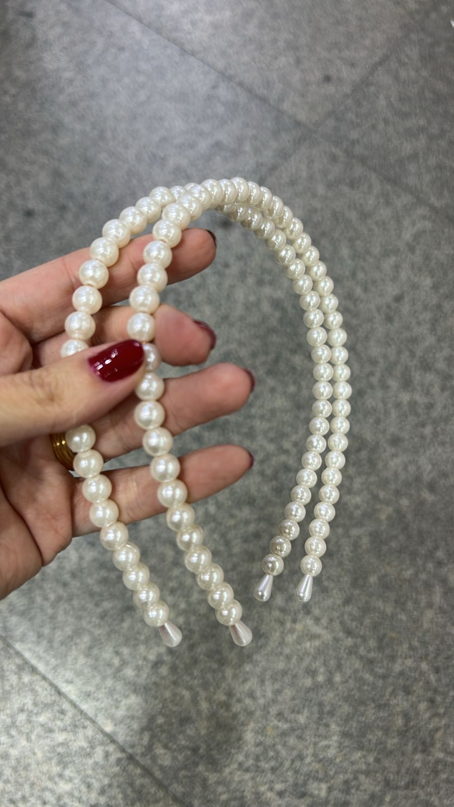Tiara de Pérolas (12 peças iguais)
