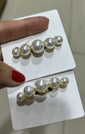Xuxinha Metal com 5 Pérolas (12 peças)