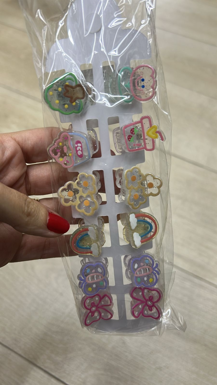 Pregadeira infantil divertido (12 peças)