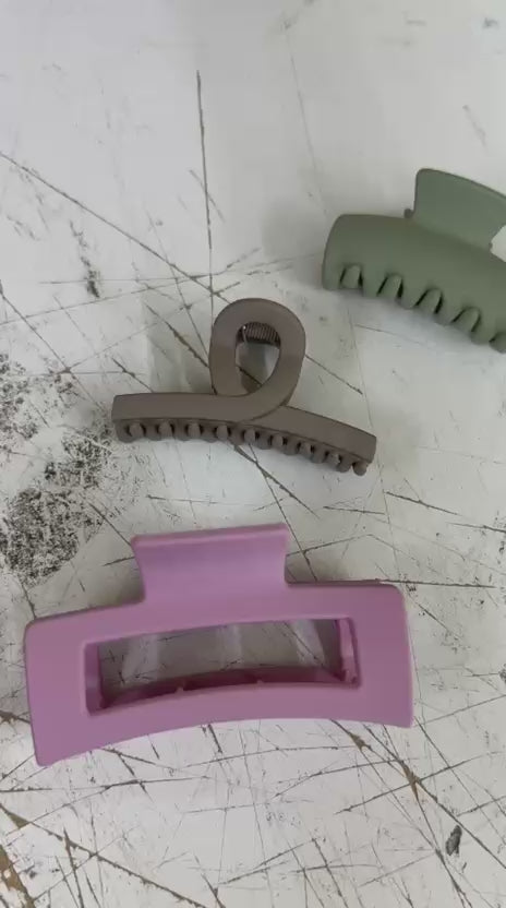 Pregadeira de silicone m cores candy retangular (12 peças 2 de cada cor)
