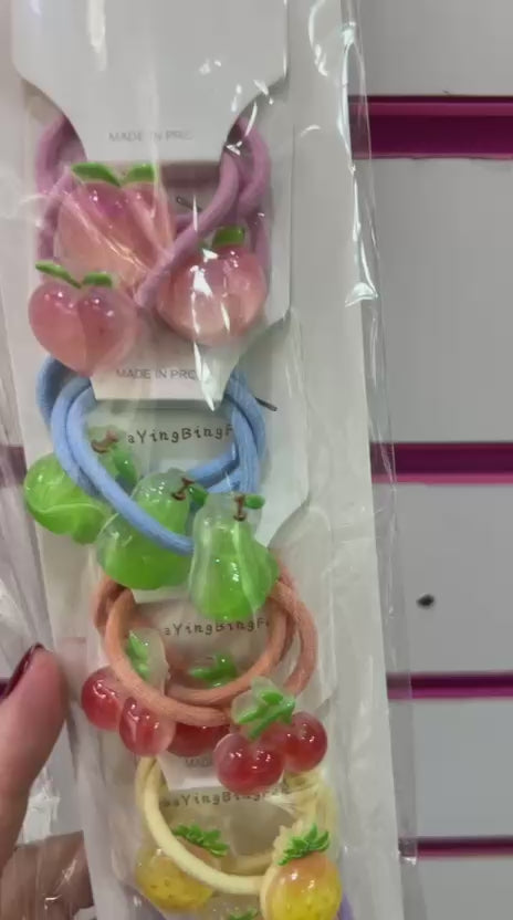 Xuxinha infantil frutinhas (10 trios)