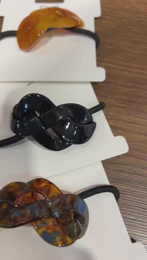 Xuxinha Adulto em Acetato Trançado (12 peças 4 cores de cada)