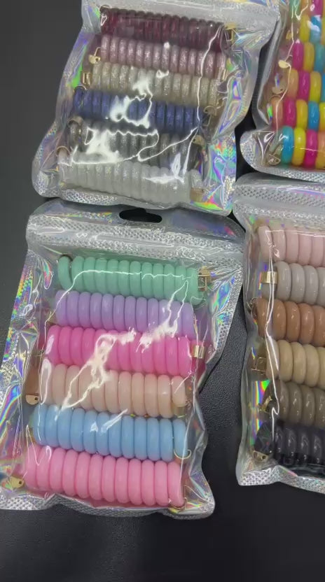 Mola de cabelo infantil CANDY para personalizar (6 peças)