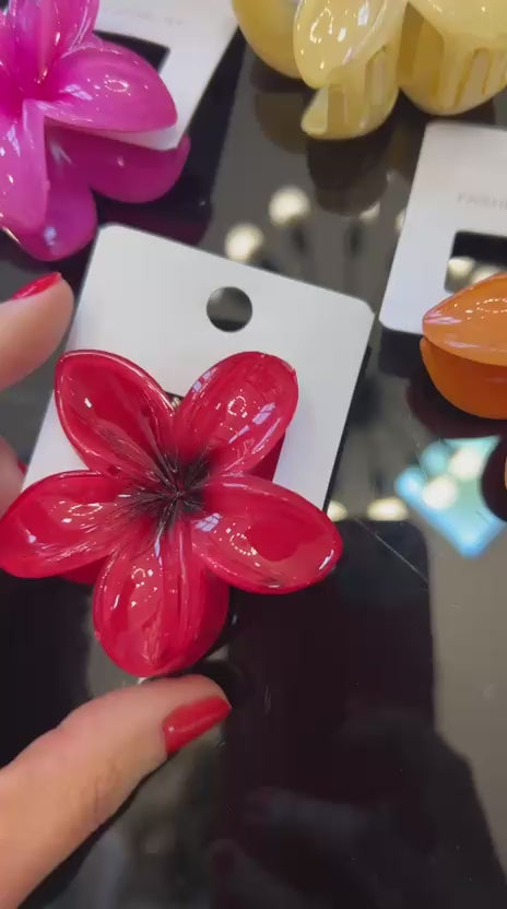 Piranha Poliéster M Flor Havaiana (12 peças cores variadas)