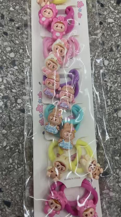 Hair clip infantil labubu (10 pares)