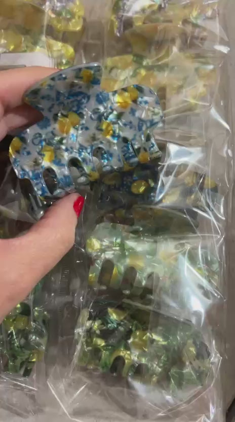 Pregadeira Acetato M Limão Siciliano (12 peças)