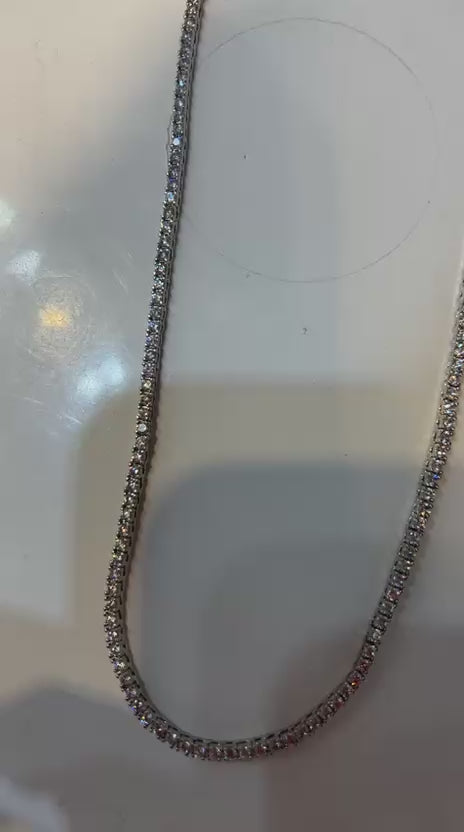 Riviera pedra 3 mm quadrada base prata com fecho gaveta (6 peças)