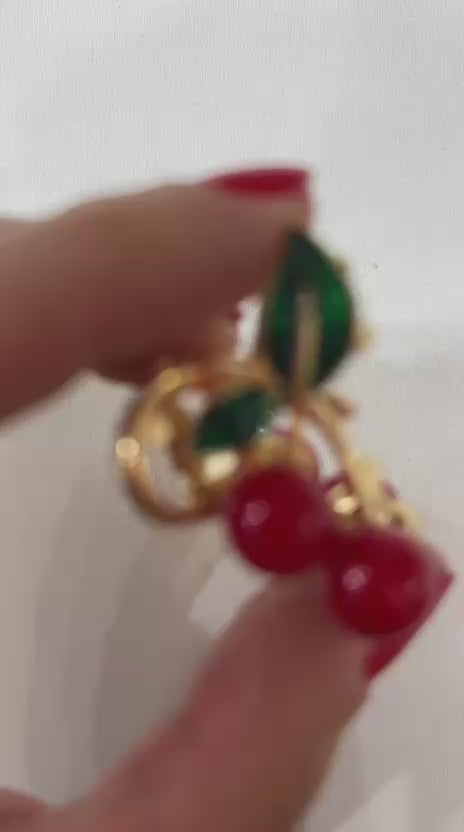 Pregadeira P Metal Cerejas (12 peças)